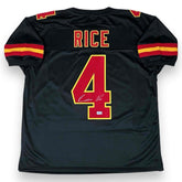 Rashee Rice Autographed SIGNED Jersey - Black - Beckett Authenticated